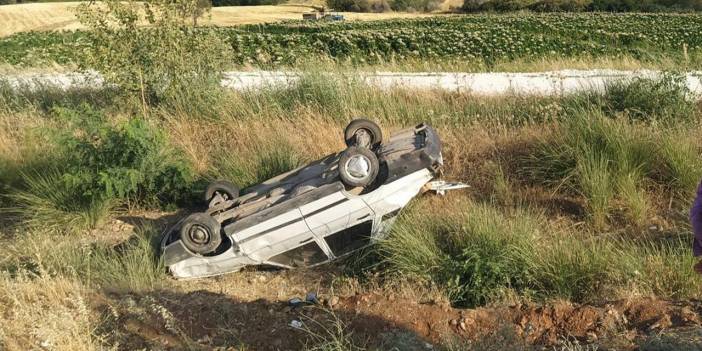 Adıyaman’da otomobil takla: 1 yaralı