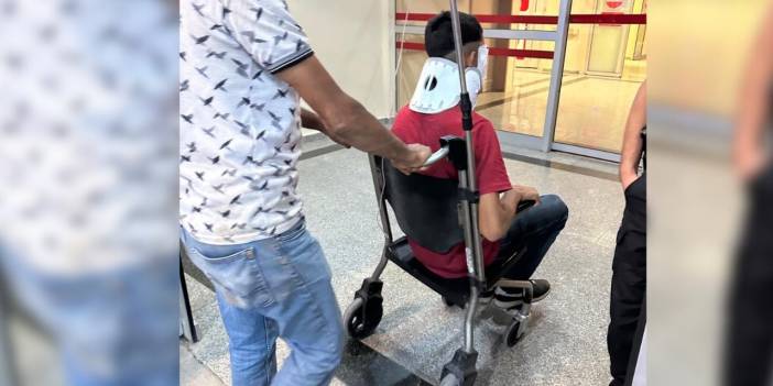 Adıyaman’da saldırıya uğrayan genç hastanelik oldu