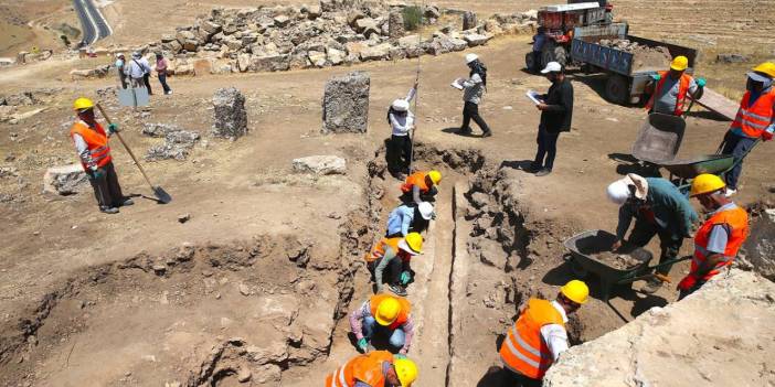 Diyarbakır’da bin 800 yıllık su dağıtım sistemi gün yüzüne çıkarıldı
