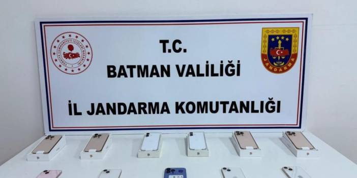 Batman’da bir kişinin üzerinde 1 milyonluk telefon çıktı