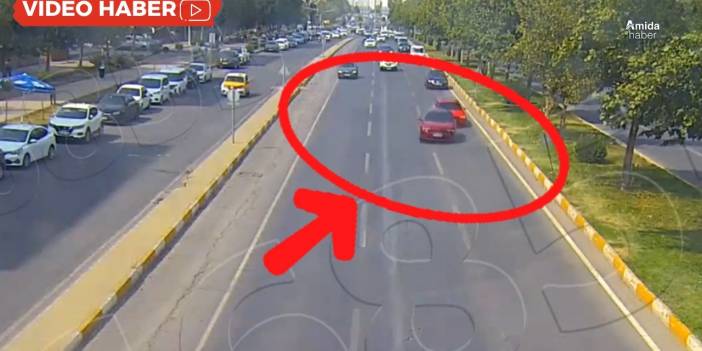Diyarbakır’daki trafik terörü KGYS kameralarına yakalandı: Ceza yağdı