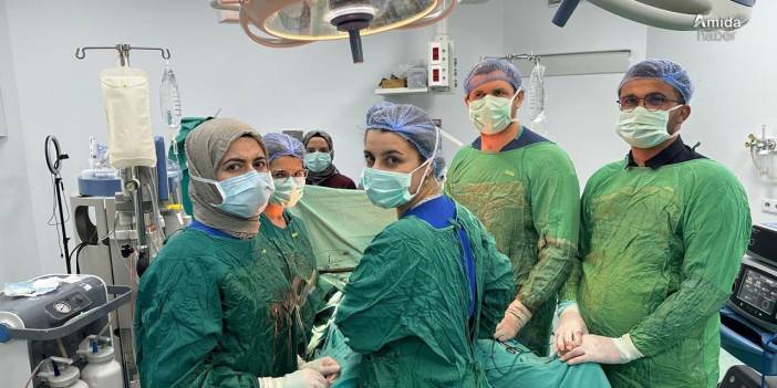Diyarbakır’da kadının karnından 6,5 kilo kitle çıkarıldı