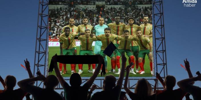 Diyarbakır’da Amedspor için dev ekran heyecanı