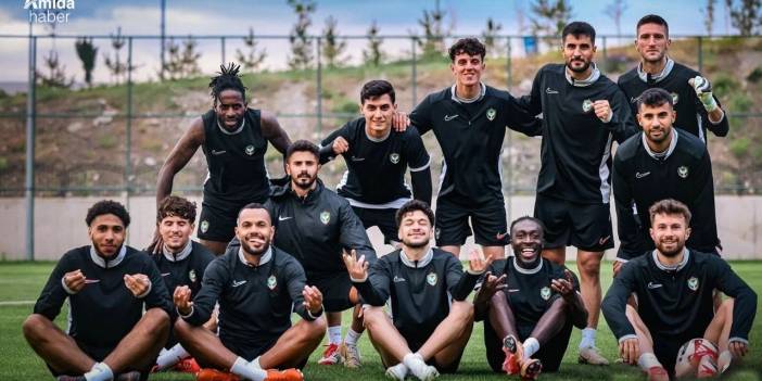 Amedsporlu futbolcular maç öncesi meydana gidecek