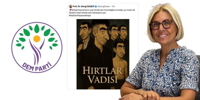 Bengi Başer'in paylaşımına DEM Parti'den sert tepki