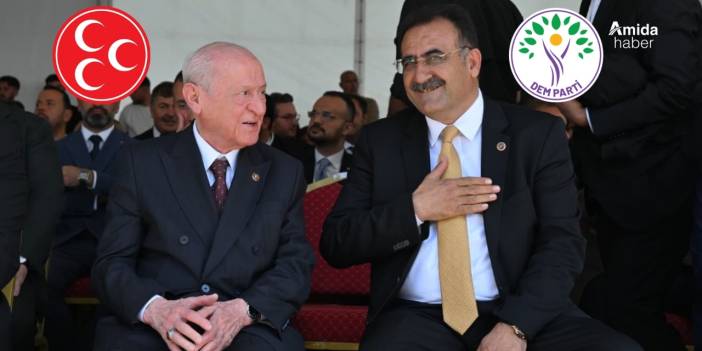 Sürece damga vuran fotoğraf: Bahçeli ve DEM’li başkan yan yana