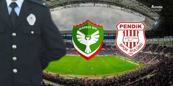 Amedspor-Pendik maçını eski polis yönetecek