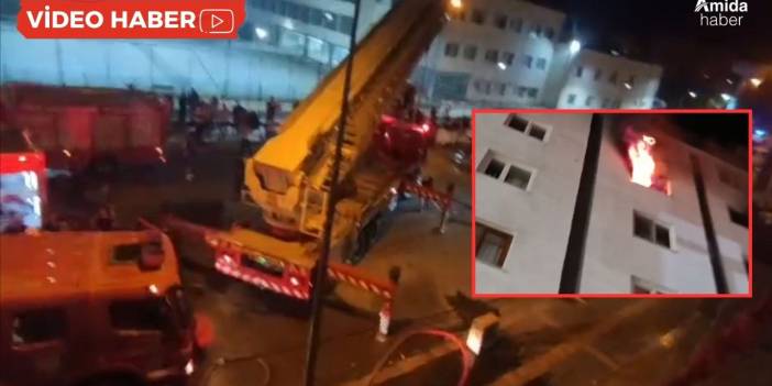 Diyarbakır’da yangın: Çevrede büyük panik yaşandı