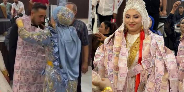 Damada paradan yelek, geline 2 kilo altın
