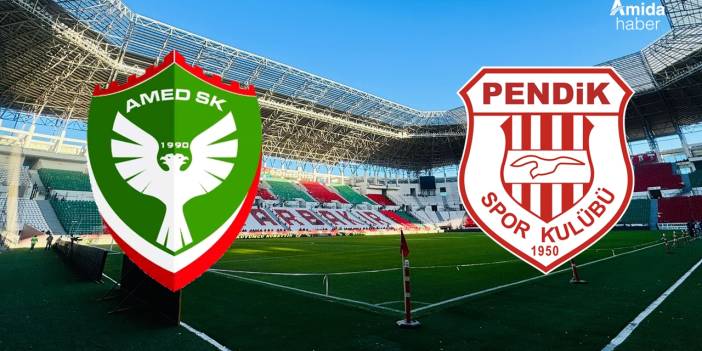 Amedspor Pendik maçının ilk 11’i belli oldu
