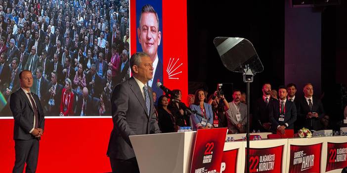 CHP kurultayı başladı: Tek aday Özgür Özel