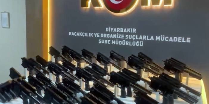 Diyarbakır’da ruhsatsız-kaçak silah operasyonu: 6 tutuklama