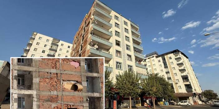Diyarbakır: 8 ailenin oturduğu bina araba geçerken sallanıyor