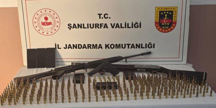 Şanlıurfa'da ruhsatsız silah operasyonu