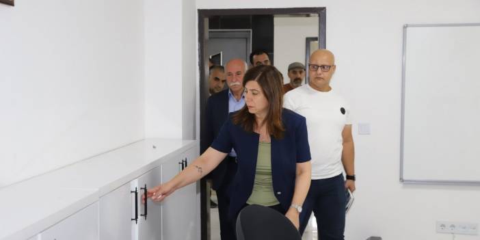 Serra Bucak Çermik’te incelemelerde bulundu