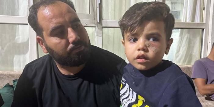 Şanlıurfa’da yorgun merminin isabet ettiği çocuk yaralandı