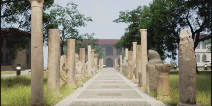 Diyarbakır Müzesi’nde Roma esintisi: ‘Sütunlu Yol’ ziyaretçilere açılıyor