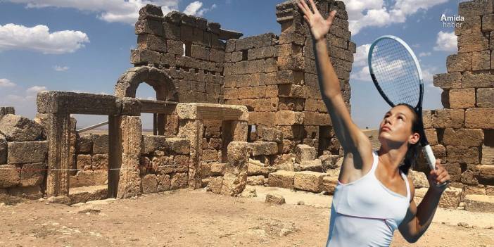 Diyarbakır’da 3 bin yıllık kalede tenis turnuvası