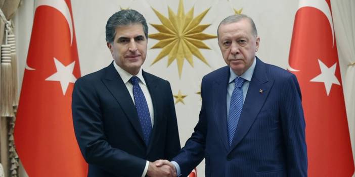 Cumhurbaşkanı Erdoğan, Barzani’yi ağırladı