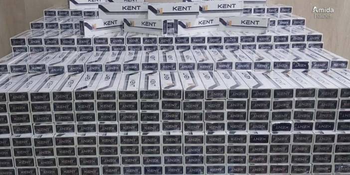 Mardin'de kaçakçılık operasyonu: 7 bin paket ele geçirildi