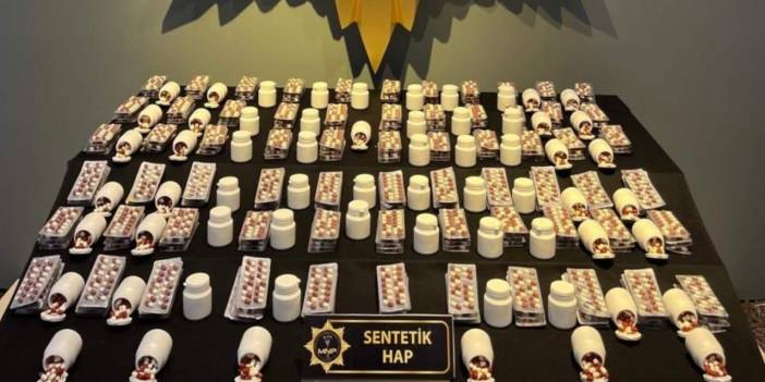 Malatya’da binlerce uyuşturucu hapı ele geçirildi