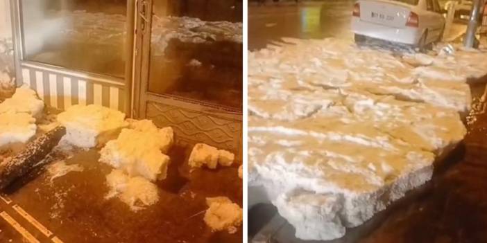 Bitlis’te dolu yağışı etkili oldu