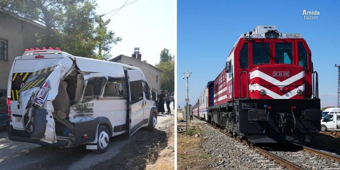 Muş’ta öğrenci servisine tren çarptı: 17 yaralı