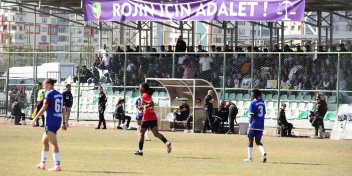 Amedspor maçında ‘Rojin’ krizi