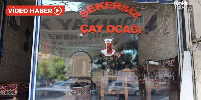 Diyarbakır’da ‘şekersiz’ çay ocağı