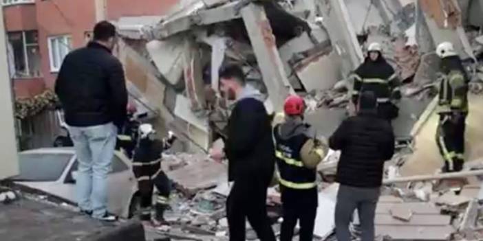 Kocaeli’de 6 katlı bina çöktü