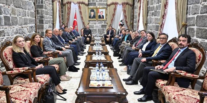 Diyarbakır Valisi AB delegasyonunu ağırladı