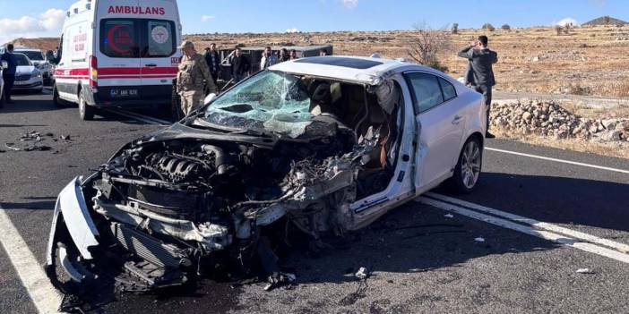 Mardin'de trafik kazası: 2 yaralı