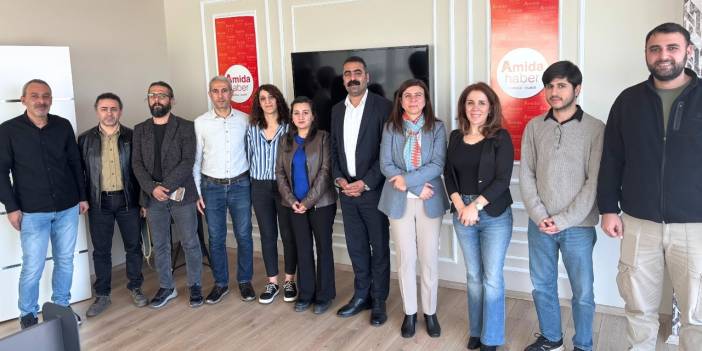 Diyarbakır: Eş Başkanlarından Amida Haber’e ziyaret