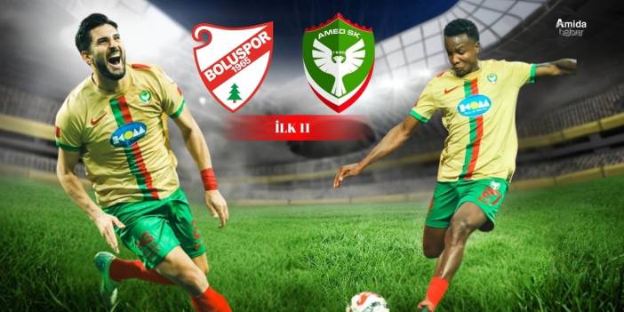 Amedspor’un 11’i belli oldu: Orta saha ve sol bekte revizyon