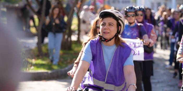 Diyarbakır’da kadınlar şiddetsiz yaşam için pedal çevirdi
