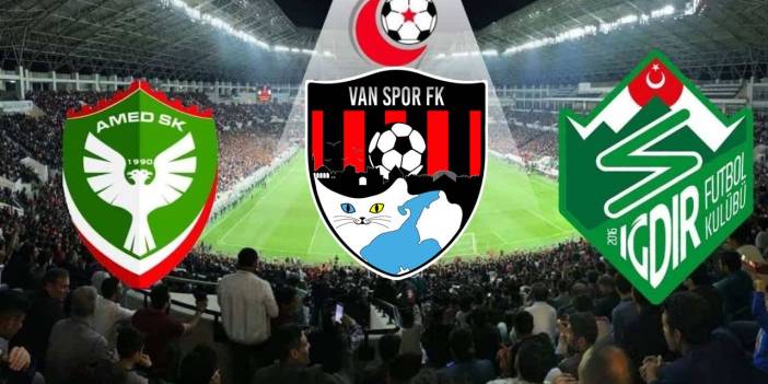 Amedspor ve Vanspor tekledi, Iğdır nefes aldı