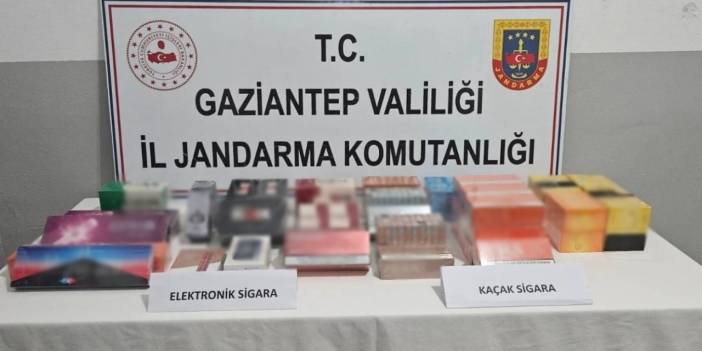 1 milyon TL’lik kaçak ürün Gaziantep’te ele geçirildi: 9 Kişi gözaltında