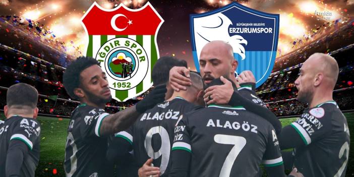 Iğdır’da gol şov: Erzurum’da hüzün