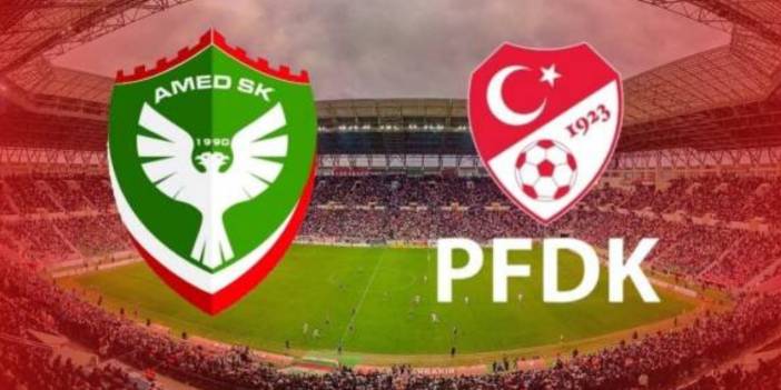PFDK’dan Amedspor’a para cezası