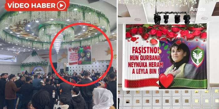 Diyarbakır’daki düğünde Zana için pankart: Faşîstno!