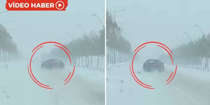 Diyarbakır: Karda kayan araç kazayı kıl payı atlattı