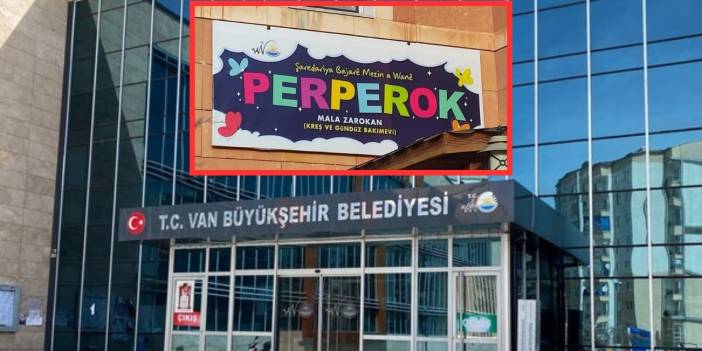 Van’da ‘Perperok’ krizi: Kayyum Kürtçe tabelayı kaldırdı