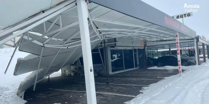 Diyarbakır’da oto galericiler sitesi çöktü