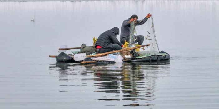 Diyarbakır’da karda buzda avcılık mesaisi