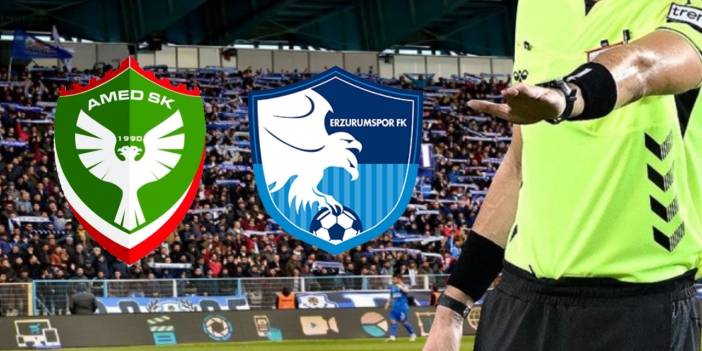 Amedspor Erzurum maçını öğretim görevlisi yönetecek