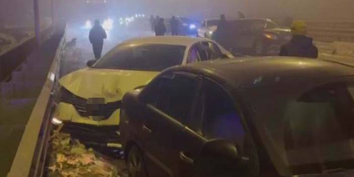 Diyarbakır’da zincirleme trafik kazası: 4 yaralı