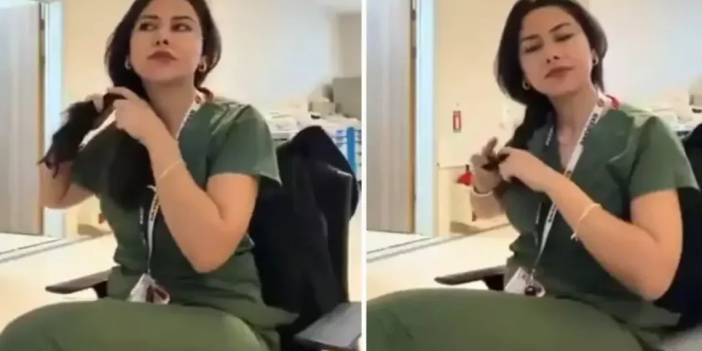 ‘Saç örme’ videosu gündem oldu: Hemşireye soruşturma