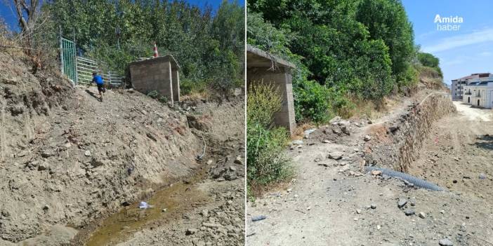 Diyarbakır’daki tarihi çeşme havada asılı kaldı