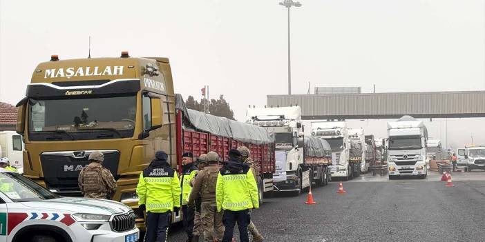 Yardım tırları Diyarbakır’a geri döndü