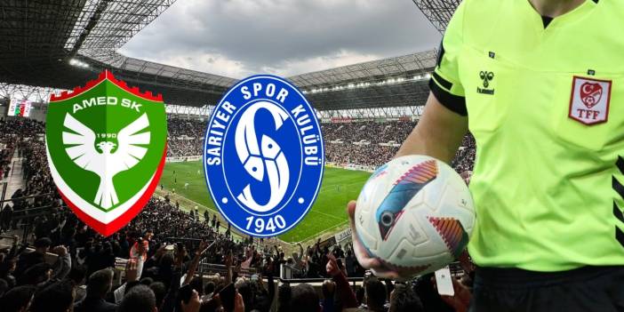 Amedspor maçını çiftçi hakem yönetecek